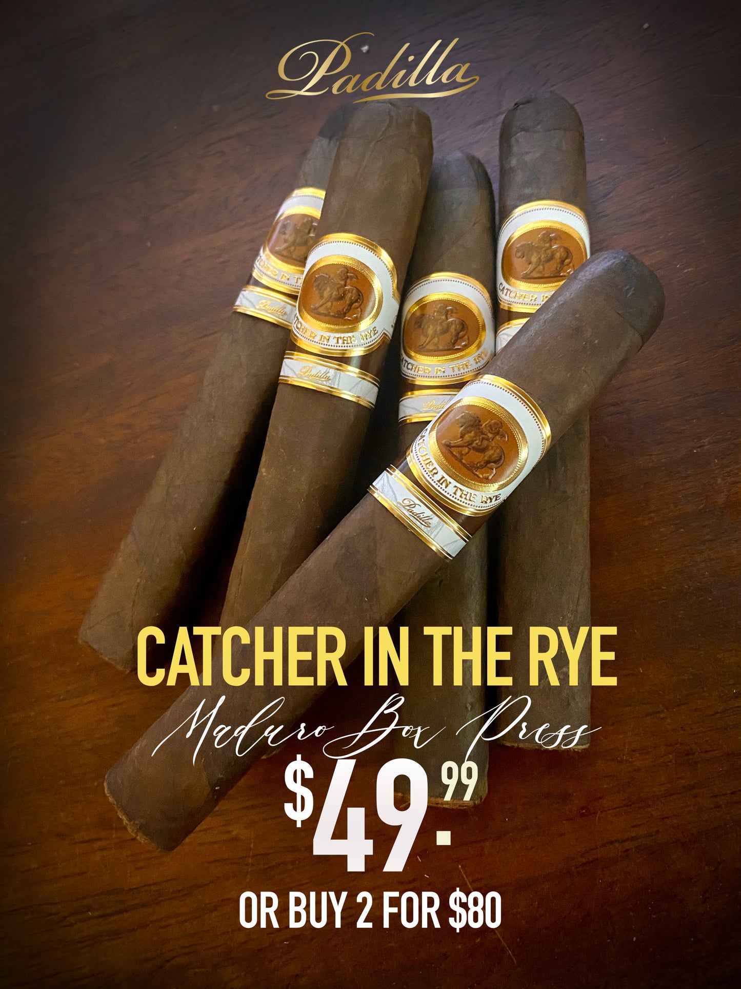 Padilla Catcher in the Rye Robusto 5 Pack